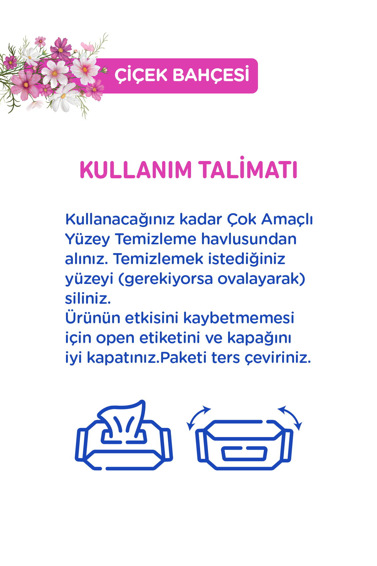 Giggles XXL İz Bırakmayan Yüzey Temizlik Havlusu - (Çiçek Bahçesi) 300 Yaprak